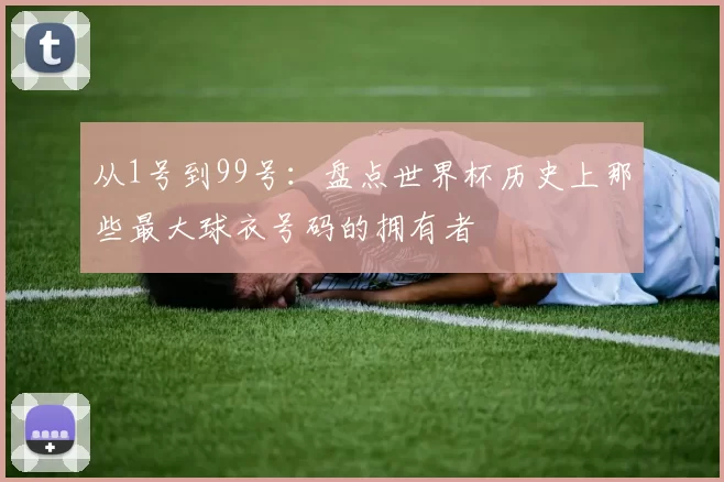 从1号到99号：盘点世界杯历史上那些最大球衣号码的拥有者