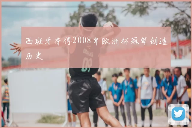西班牙夺得2008年欧洲杯冠军创造历史