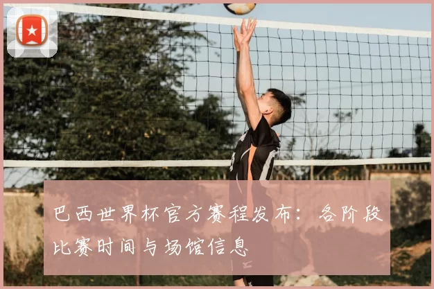 巴西世界杯官方赛程发布：各阶段比赛时间与场馆信息